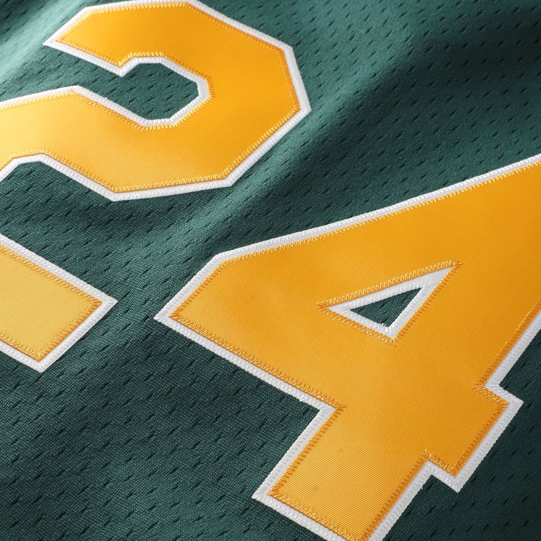 Athletics Mitchell & Ness Green Authentic Baseball Jersey