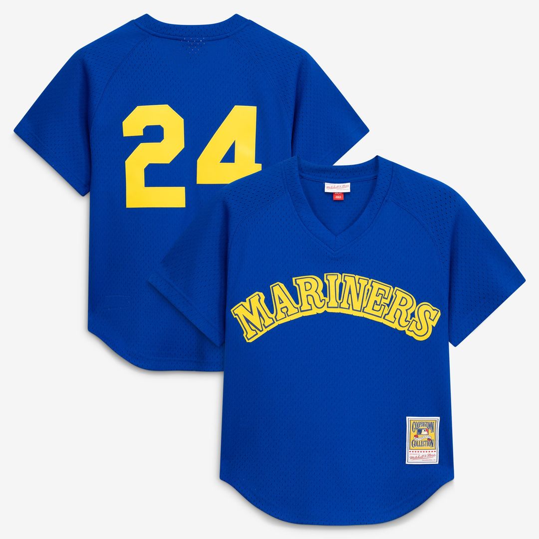 Seattle Mariners Mitchell & Ness Royal Authentic MLB baseball jersey