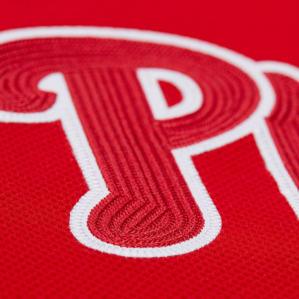 Philadelphia Phillies Mitchell & Ness Red Baseball Jersey