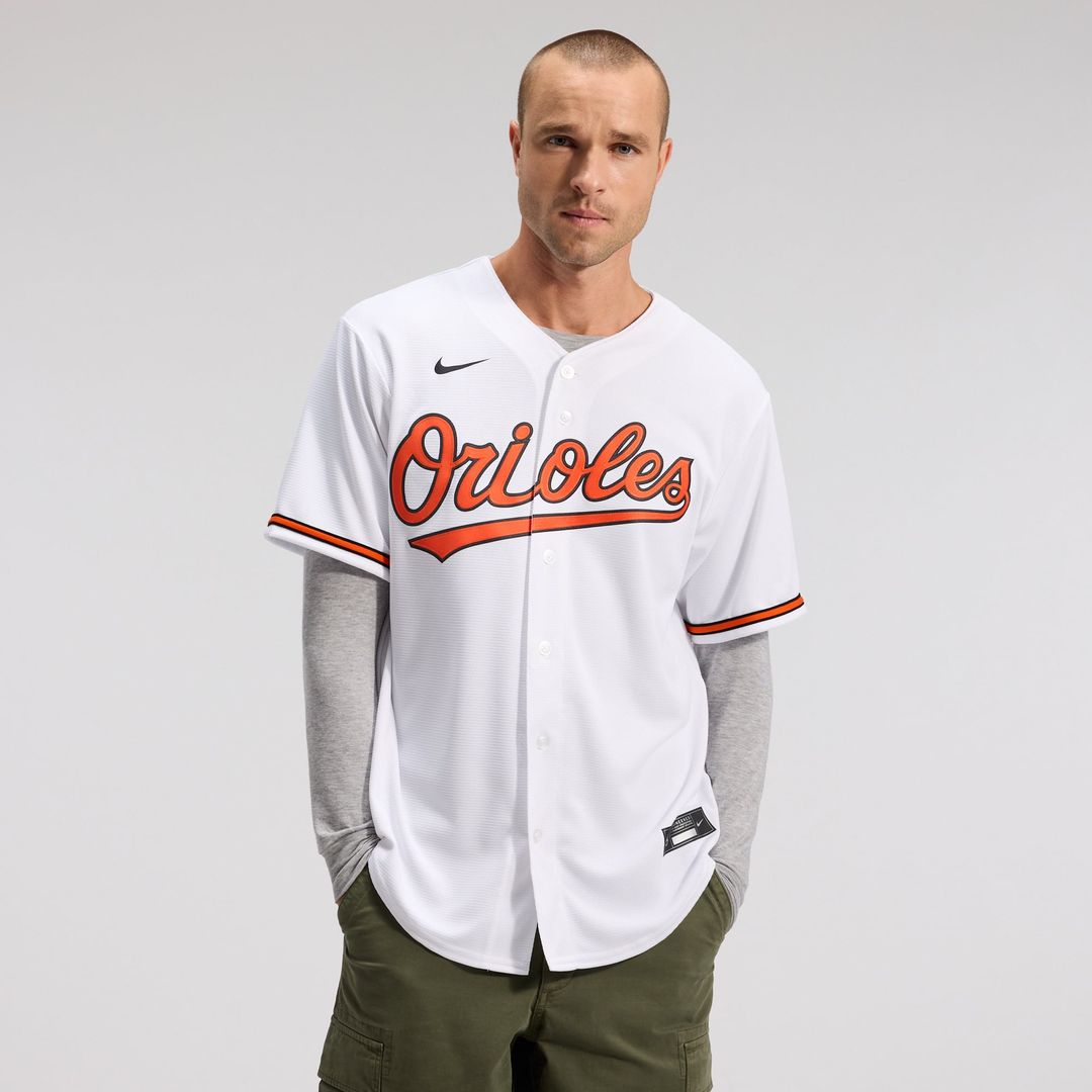 Baltimore Orioles Nike White Replica MLB baseball jersey