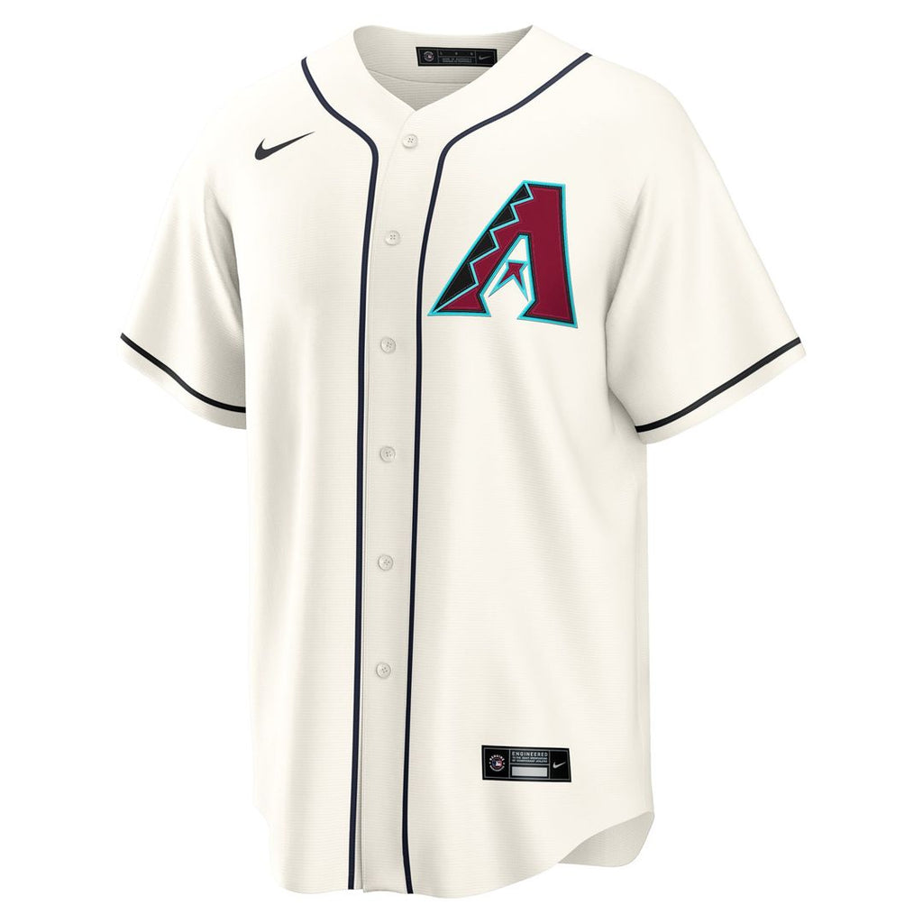 Arizona Diamondbacks Nike Cream Replica Baseball Jersey