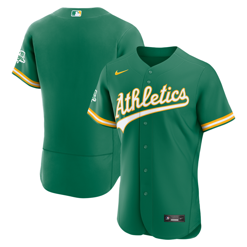 Athletics Nike Green Authentic MLB baseball jersey