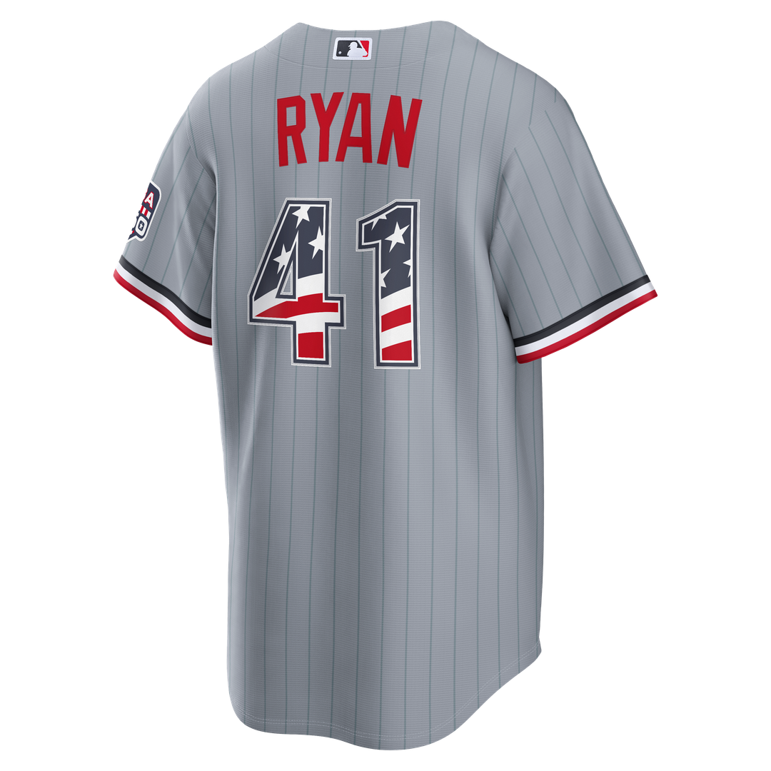 Minnesota Twins Nike Gray Baseball Jersey