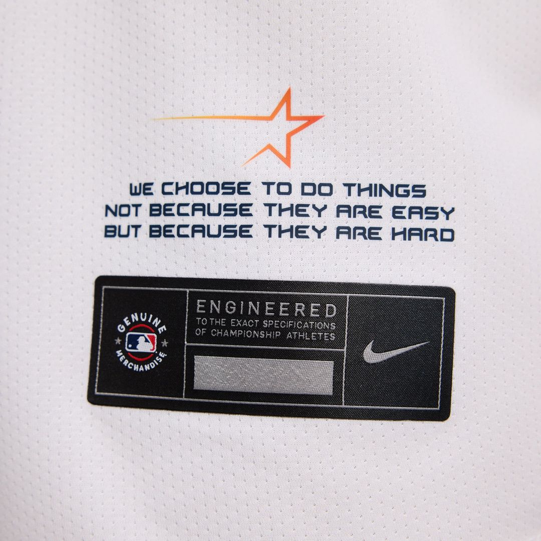 Houston Astros Nike White Baseball Jersey