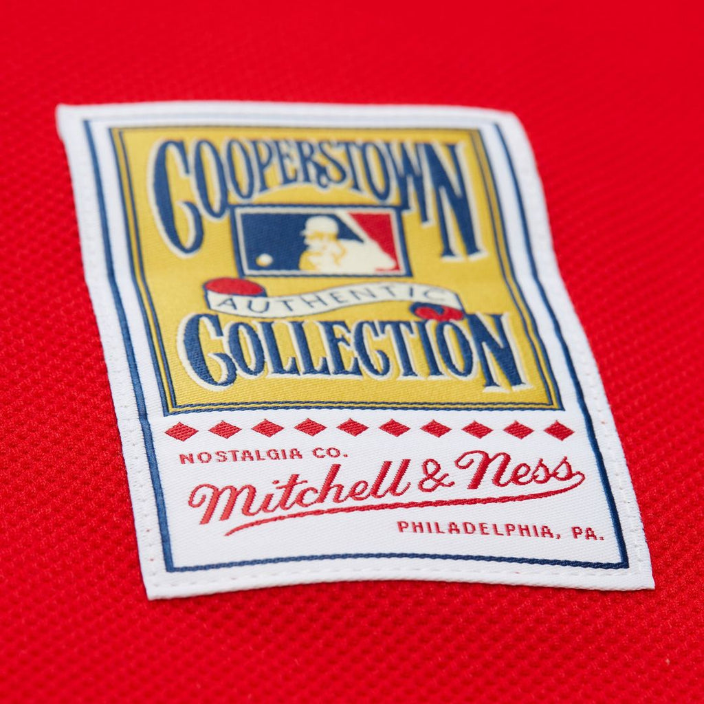 Philadelphia Phillies Mitchell & Ness Red Baseball Jersey