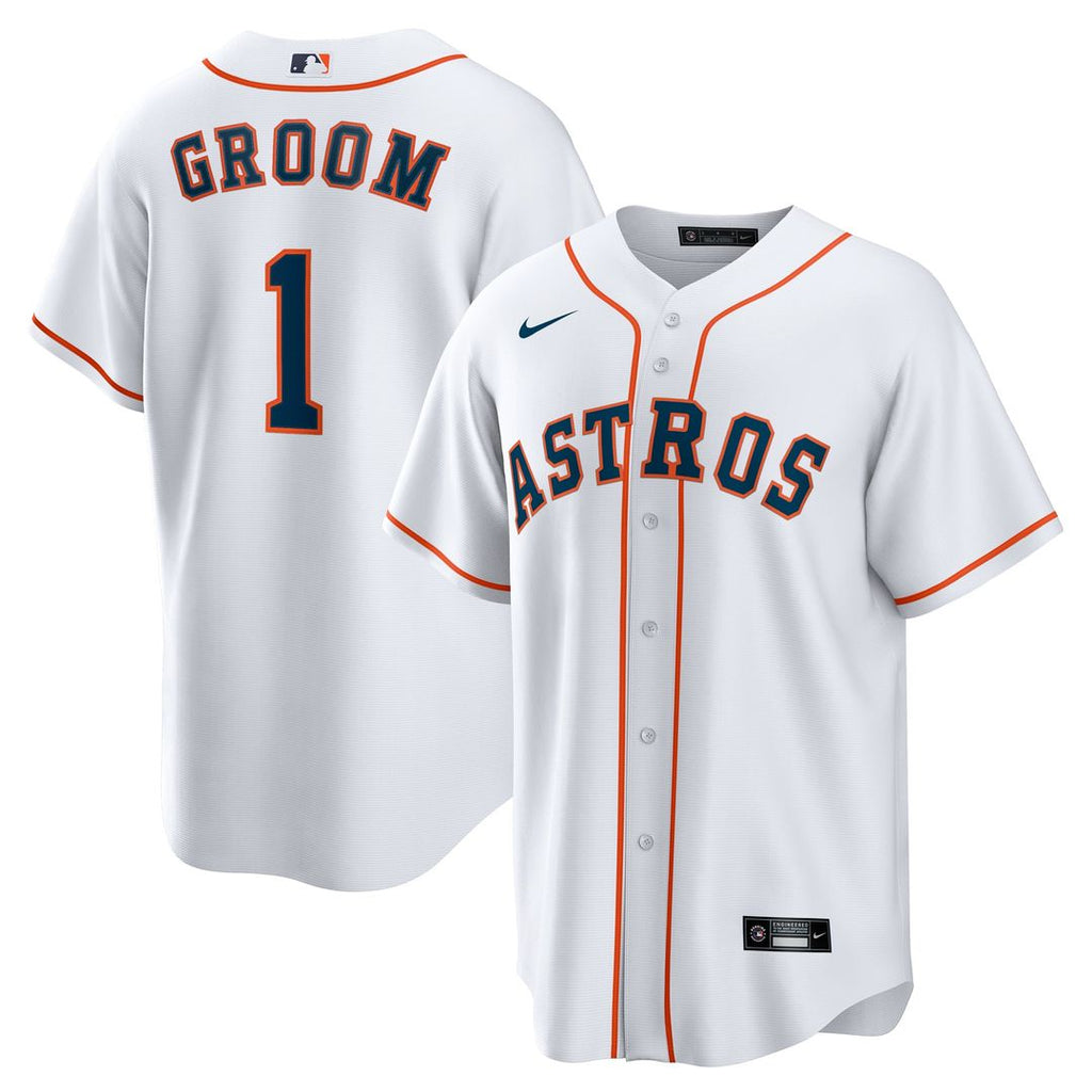 Houston Astros Nike White Replica MLB baseball jersey