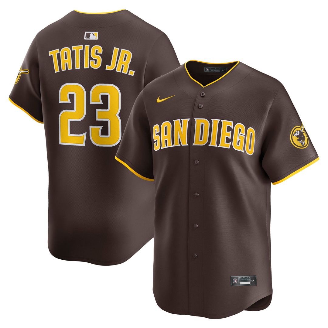 San Diego Padres Nike Brown Authentic Baseball Jersey