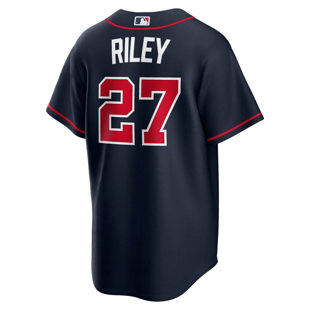 Atlanta Braves Nike Navy Replica Baseball Jersey