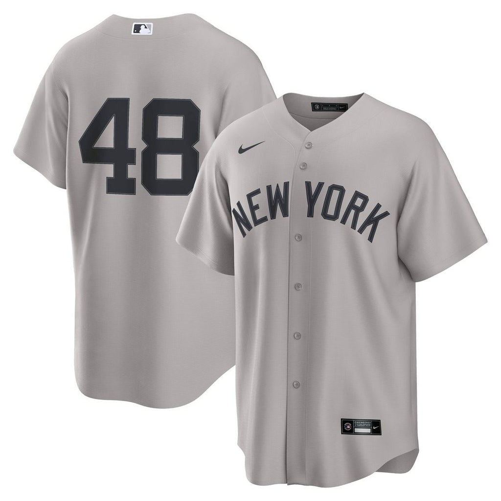 New York Yankees Nike Gray Replica MLB baseball jersey