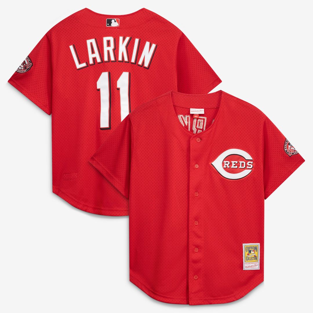 Cincinnati Reds Mitchell & Ness Red MLB baseball jersey