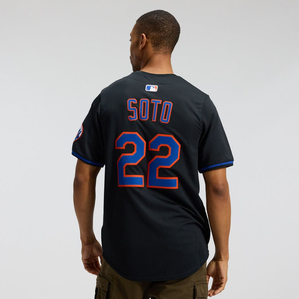 New York Mets Nike Black Authentic Baseball Jersey