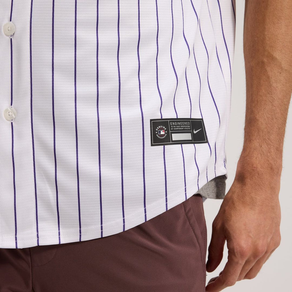 Colorado Rockies Nike Purple Replica Baseball Jersey