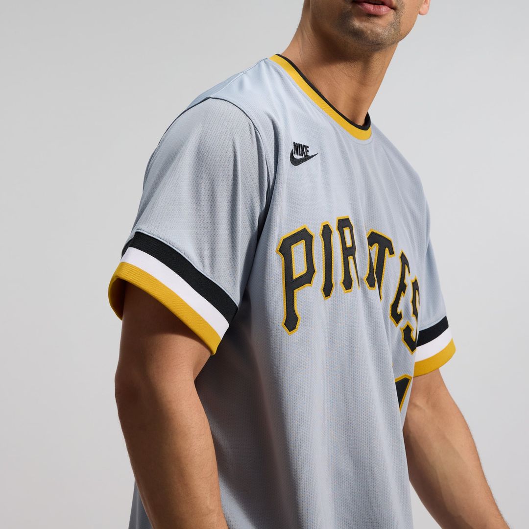 Pittsburgh Pirates Nike Gray Baseball Jersey