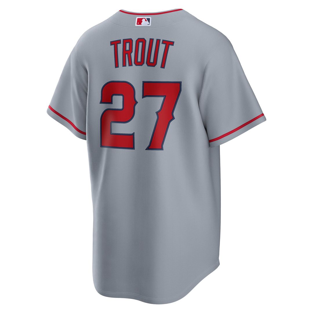 Los Angeles Angels Nike Gray Replica Baseball Jersey