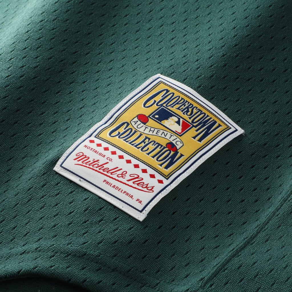 Athletics Mitchell & Ness Green Authentic Baseball Jersey