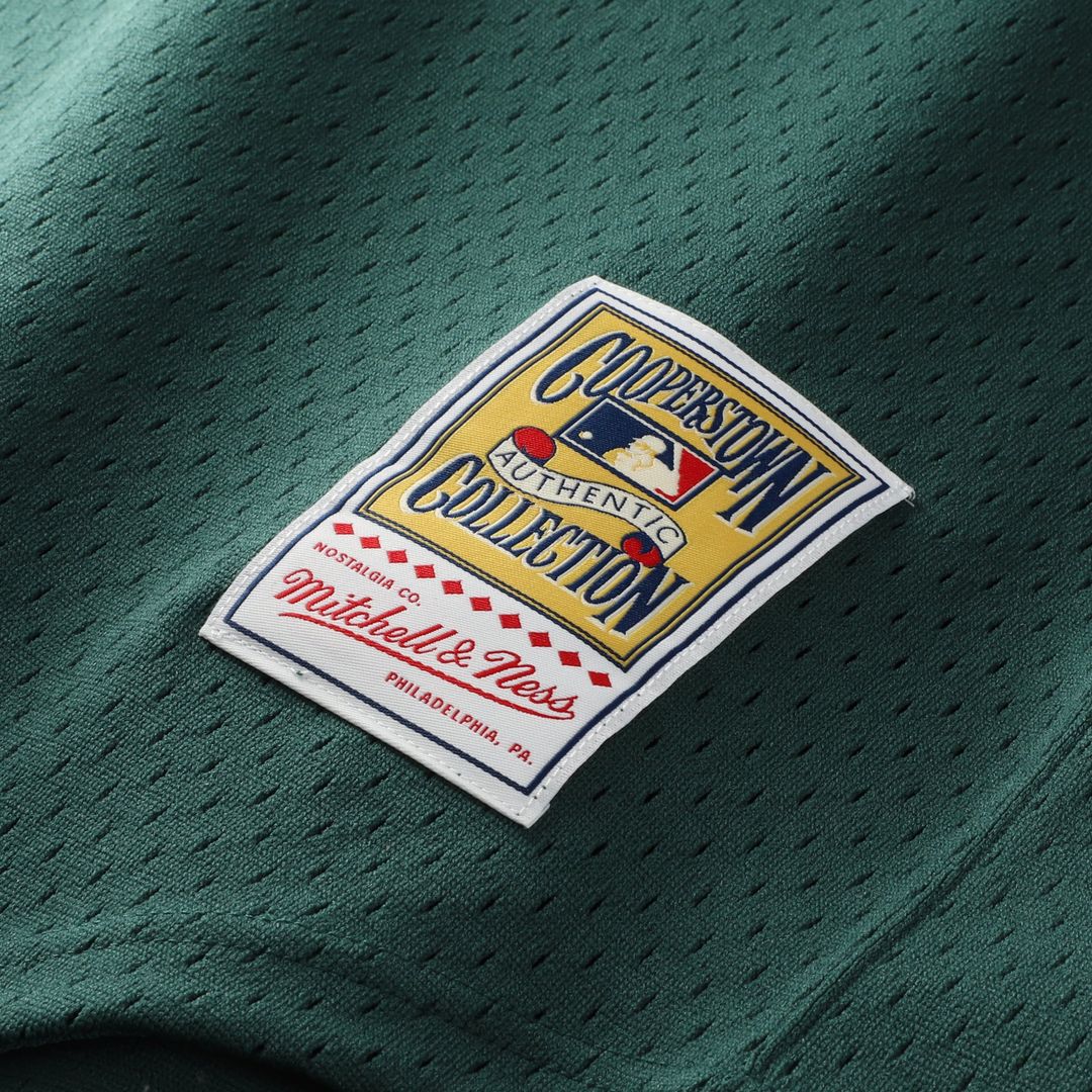 Athletics Mitchell & Ness Green Authentic Baseball Jersey