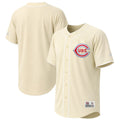 Chicago Cubs Stitches Cream Authentic MLB baseball jersey