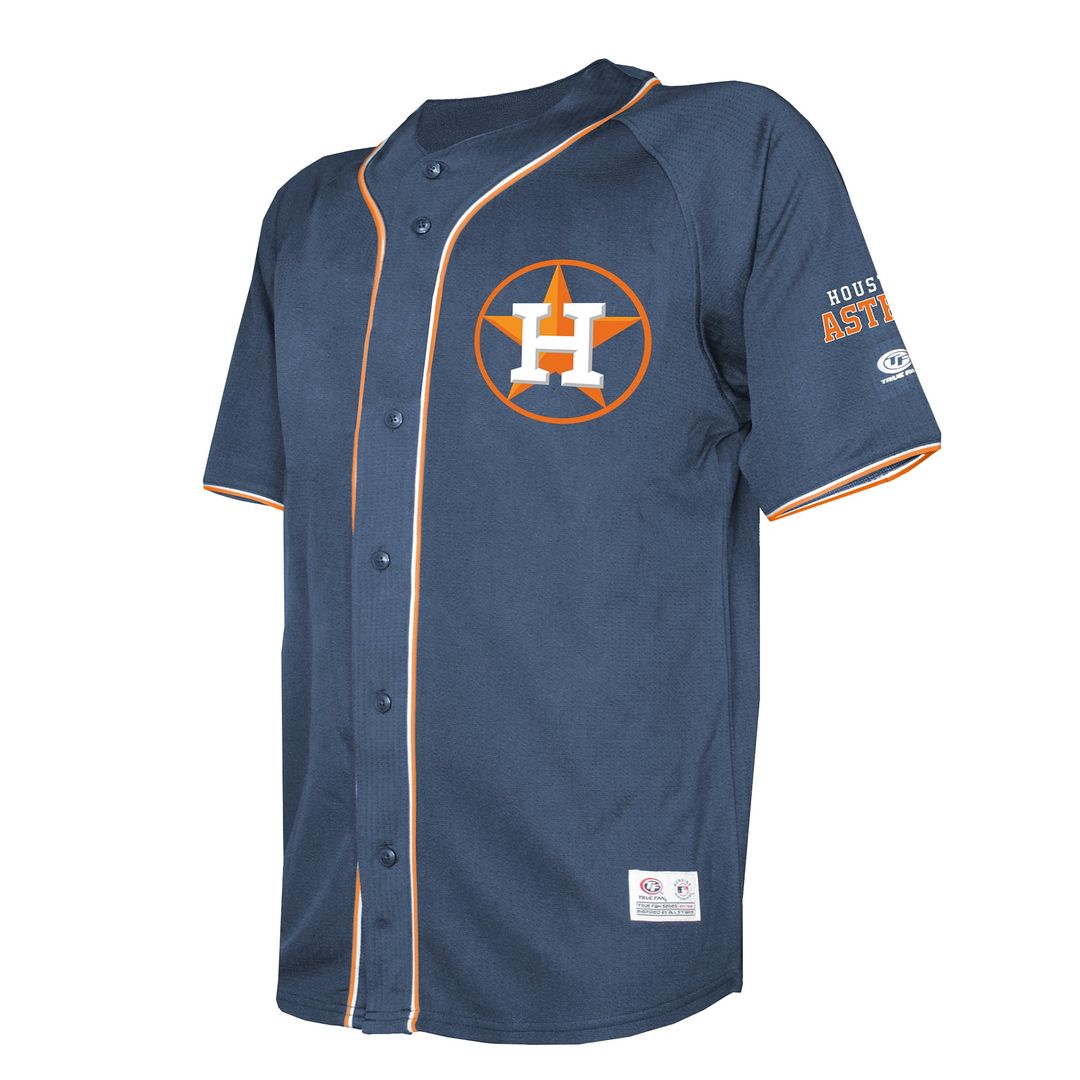 Houston Astros Stitches Navy Baseball Jersey