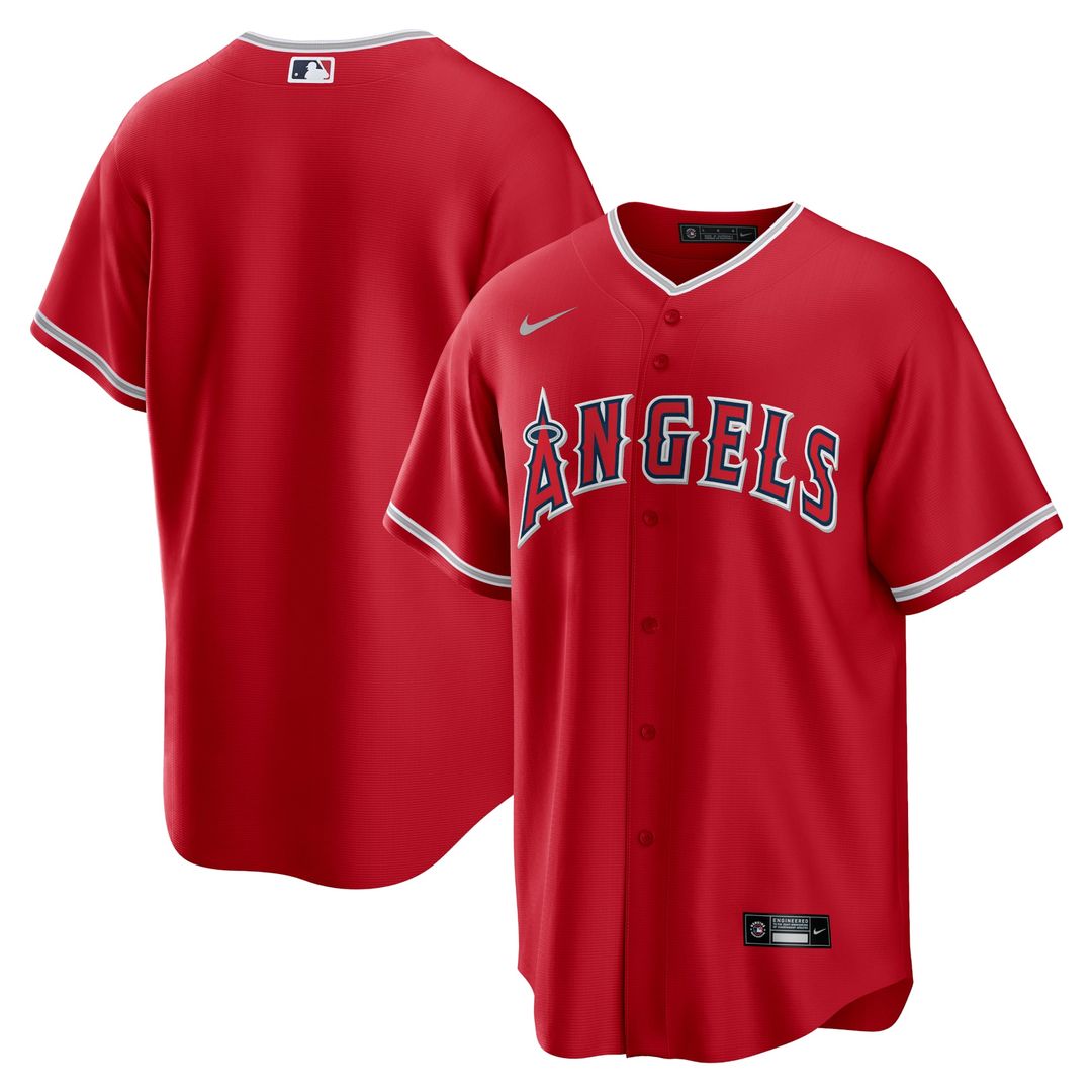 Los Angeles Angels Nike Red Replica MLB baseball jersey