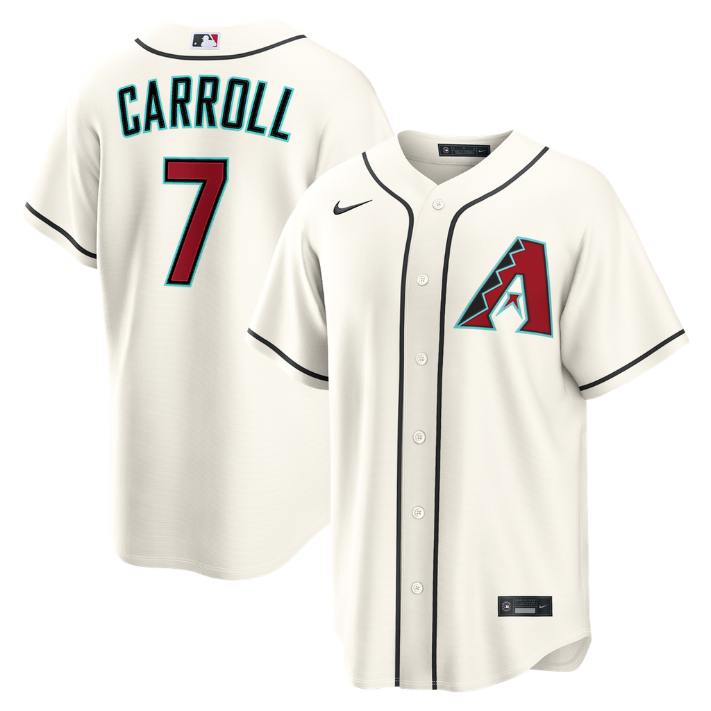 Arizona Diamondbacks Nike Cream Replica MLB baseball jersey
