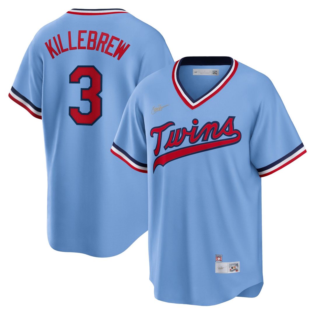 Minnesota Twins Nike Blue Replica MLB baseball jersey