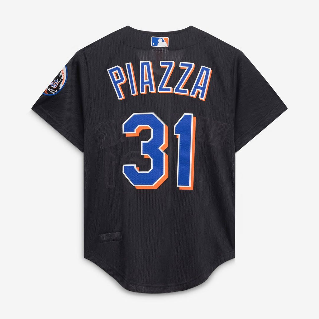 New York Mets Mitchell & Ness Black Baseball Jersey