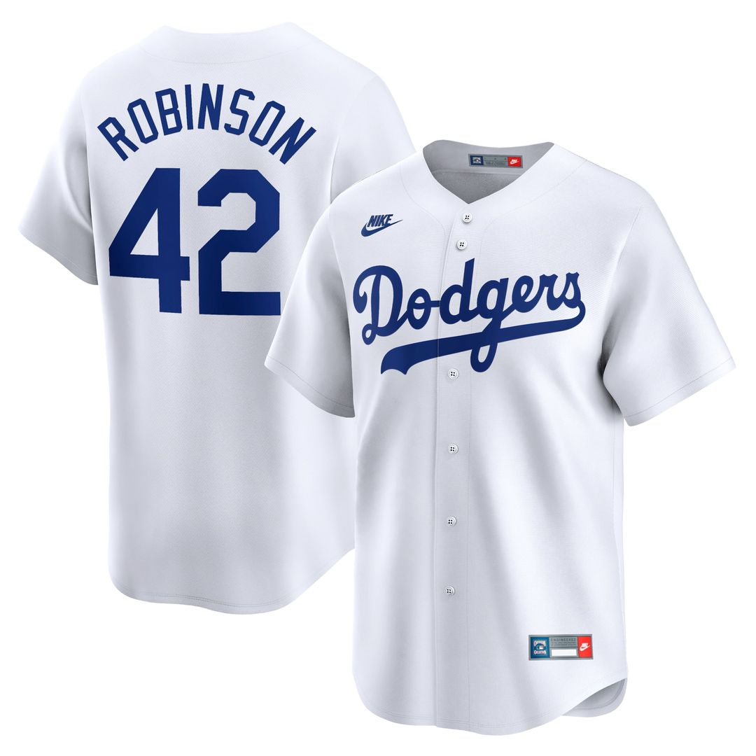 Brooklyn Dodgers Nike Gray Baseball Jersey