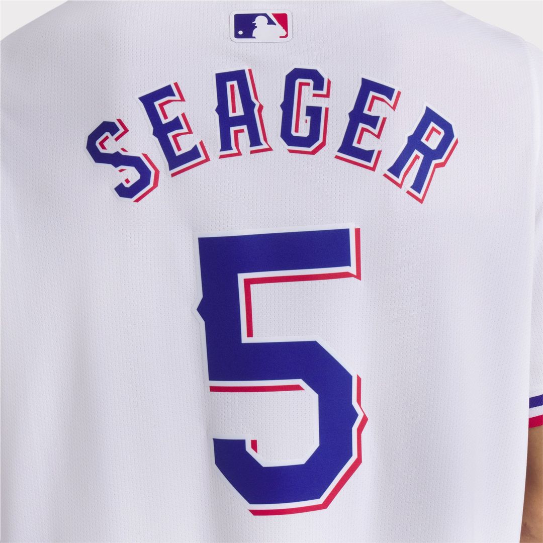 Texas Rangers Nike White Baseball Jersey