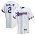 Texas Rangers Nike White Replica MLB baseball jersey